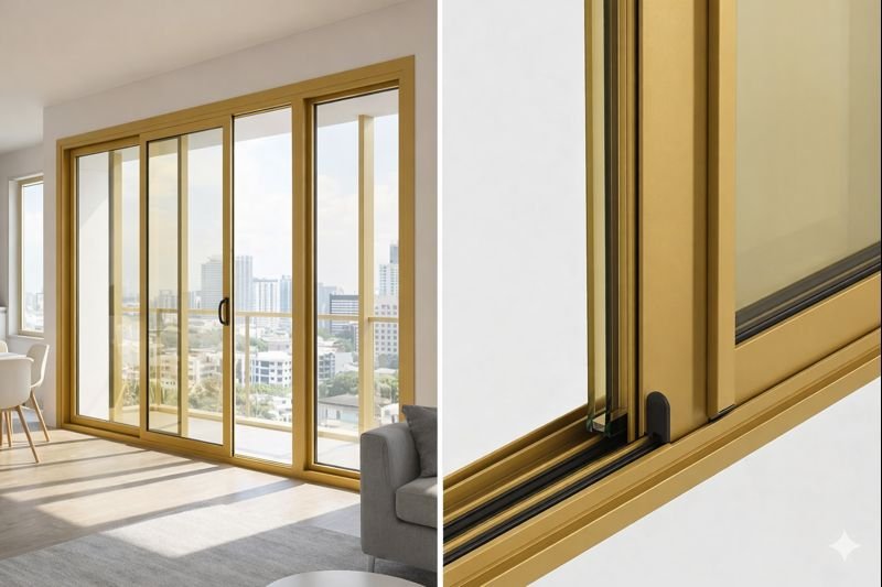 شباك المنيوم سحاب سرايا مقاس 11 م